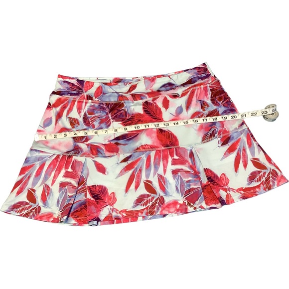 Reel Legends Women's  Athletic Floral Skirt Activewear Pull On Skort Size PLarge - Picture 3 of 12